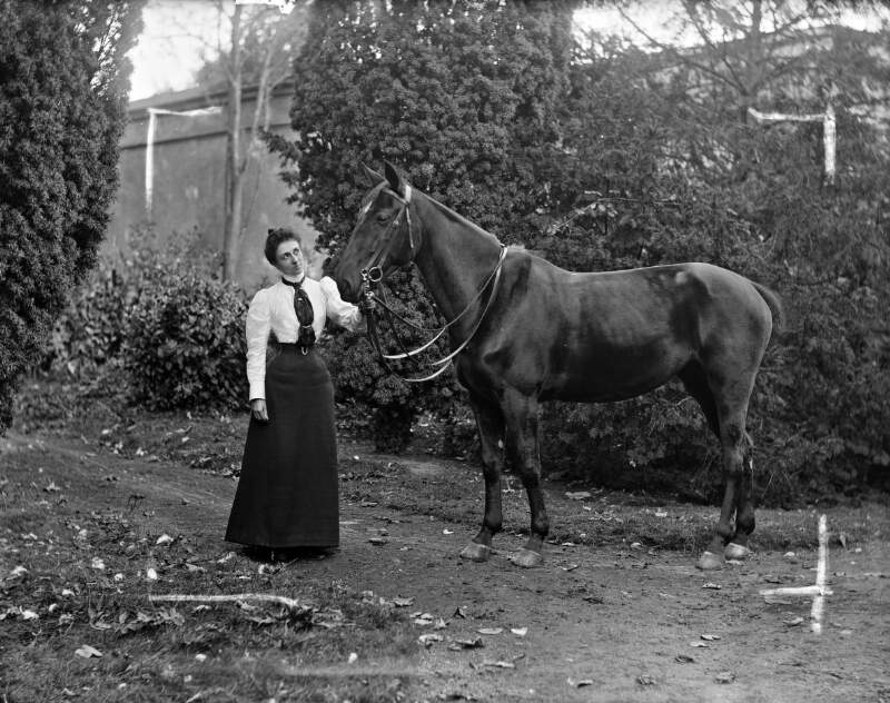 Miss Malcomson and horse
