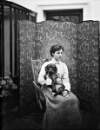 Lady Susan Beresford and dog.