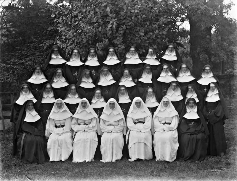 Mercy Convent, group of nuns taken at St. Patricks Hospital.
