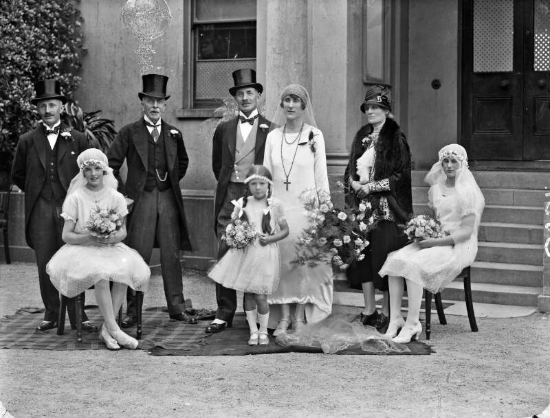 Wedding group, with extra person. : commissioned by Mrs. O'Neill Power, Rockfield, Tramore