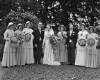 Egan-Heffernan wedding, group of bridesmaids : commissioned by Mrs. Heffernan, Seskin, Clonmel