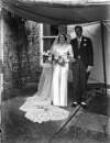 Bride and groom, Grattan-Bellew and Loftus wedding at Mount Loftus, Goresbridge, Co. Kilkenny
