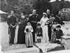 Major Loftus' daughter's wedding, group of eight