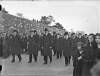 Funeral of Mrs Margaret Pearse: People in procession including E.De Valera