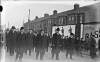 Funeral of Mrs Margaret Pearse: People in procession including E.De Valera
