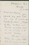 Letter from Henry Morris to Padraic Pearse regarding corrections and additions to a publication for students of the Irish language,