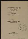 Galley proof of title page for 'Literature in Ireland' with manuscript corrections by Thomas MacDonagh,
