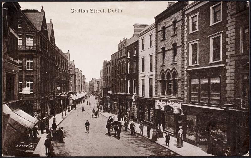 Postcard from Maggie O' Shea, 75 Lower Gardiner Street, Dublin to Margaret Pearse, regarding O' Shea's sister's health after her operation,