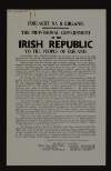 Copy of 'The Proclamation of the Republic',