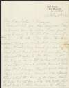Draft letter from Margaret Pearse to Father [Michael] O'Flannagan asking him to thank Fr. [Michael] Hannan for his fundraising efforts for St. Enda's School and discussing the political situation in Ireland,