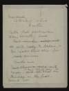 Drafts of a cable from Roger Casement to Eoin Mac Neill,