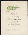 Christmas card from Padraic Pearse to unknown recipient which says "Nodlag Sheunmhar Duit",