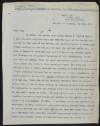 Copy of personal letter from Thomas J. O'Brien to Benjamin De Casseras,