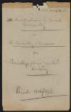 Notes by William O'Brien of an outline for a book about James Connolly covering the period 1896-1916,