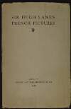 Pamphlet entitled 'Sir Hugh Lane's French Pictures',