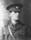 [Michael Collins, head and shoulders, facing right portrait, in military uniform]