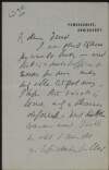 Letter from Mervyn Edward Wingfield, Viscount Powerscourt, to Hugh Lane regarding a list of pictures for an exhibition,