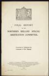 'Final Report of the Northern Ireland Special Arbitration Committee' by Winston Churchill, M.P.,