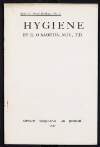 'Hygiene', by R.O. hAodha,