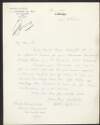 Letter from Arthur J. O'Connor to Councillor Lorcan Sherlock relating to a donation to the fund,