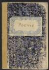 Notebook titled 'Poems' commemorating the Easter Rising of 1916,