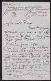 Letter from Roger Casement to Richard Morten from Brixton Prison,