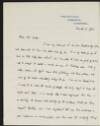 Letter from James Fitzmaurice-Kelly to Alice Stopford Green regarding Kuno Meyer,