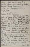 Copy letter from Roger Casement to Canon Eamon Murnane from Pentonville Prison, discussing his state of mind,
