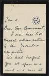 Letter from R. H. Bertie to Roger Casement, discussing his fear of Julio César Arana and others from the Peruvian Amazon Company gaining full control,