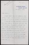 Letter from Sir Harry Hamilton Johnston to Roger Casement, informing him he that has sent Miss [Mary H.] Kingsley's letter to Mrs. [Alice Stopford] Green to ask whether she would like to appear [in a publication?], and discussing the Congo Question,