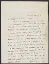 Letter in Irish from Eoin Mac Neill to Michael Collins expressing his admiration for the work of the INAAVD, also mentions he is looking forward to the prisoners being released from English prisons,
