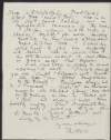 Partial letter from Roger Casement to Gertrude Bannister informing her of his new sheep dog, and also discussing her health and Eddie,
