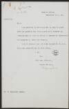 Letter from Francis A. Campbell to Roger Casement requesting he send Sir Edward Grey his observations on whether the post in Iquitos could be deemed as unhealthy,