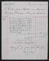 Bill from Sociedade Anonyma Armazens Andresen to Roger Casement,