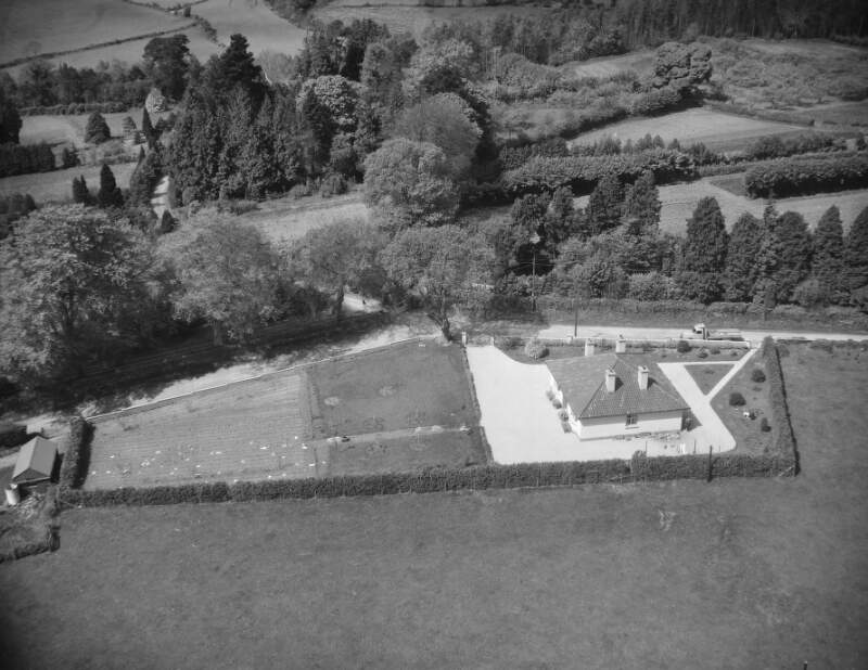 [Aerial photograph of a house, Co. Wicklow]