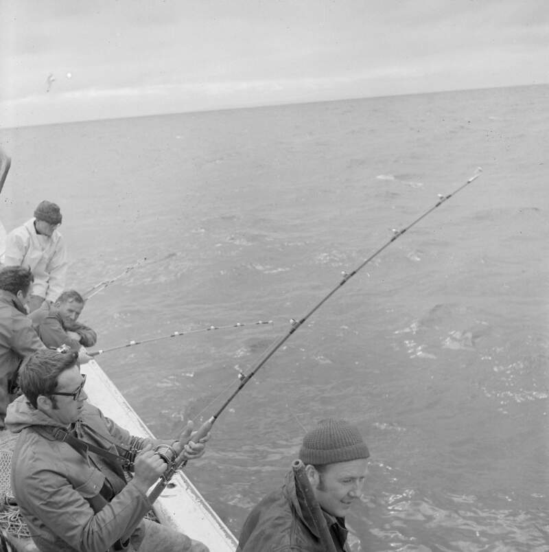 [Anglers fishing on boat near Killybegs, Co. Donegal]