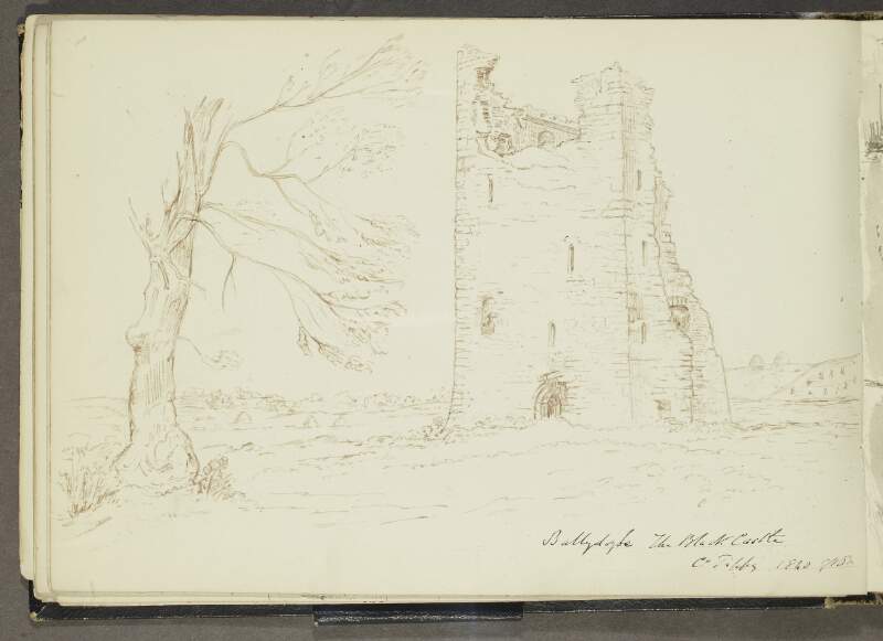 Ballydoyle, the Black Castle, County Tipperary, 1840