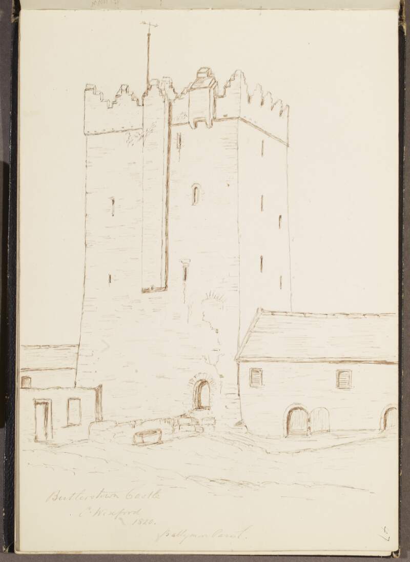 Butlerstown Castle, County Wexford, 1820, Ballymore Parish