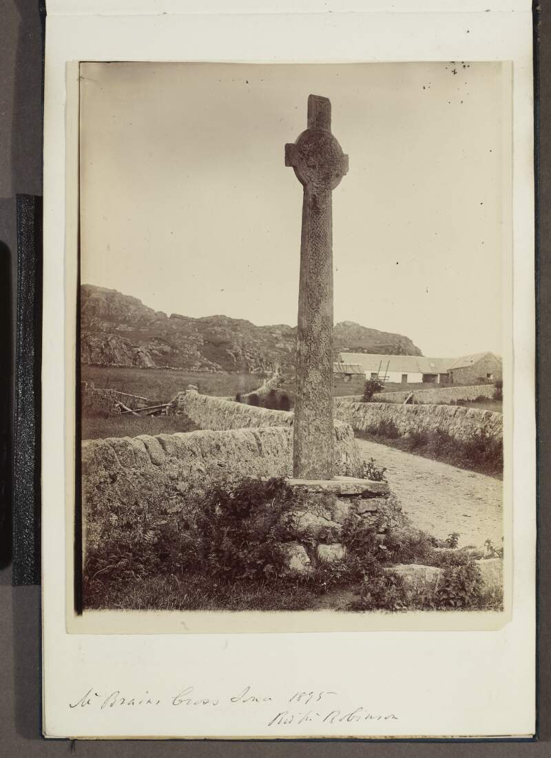 St Brain's Cross, Iona, 1895, Rev Mr Robinson