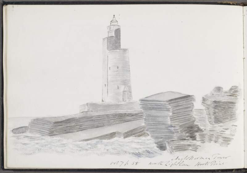 Anglo-Norman tower, north lighthouse, Hook Point