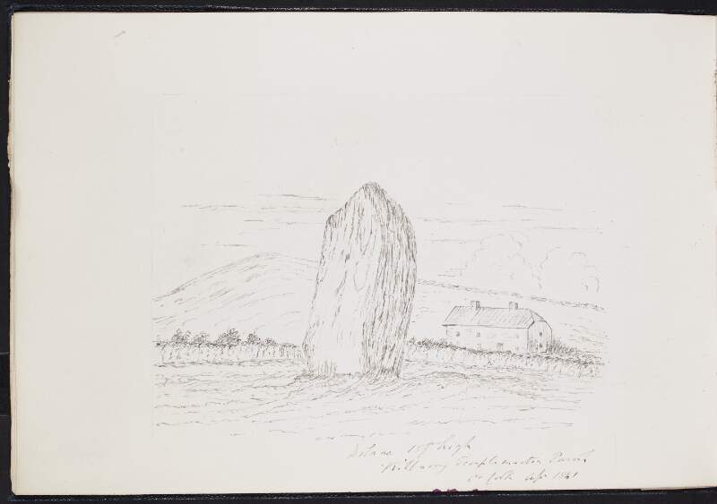 Dibane, Kilbarry, Templemartin Parish, County Cork, April 1841
