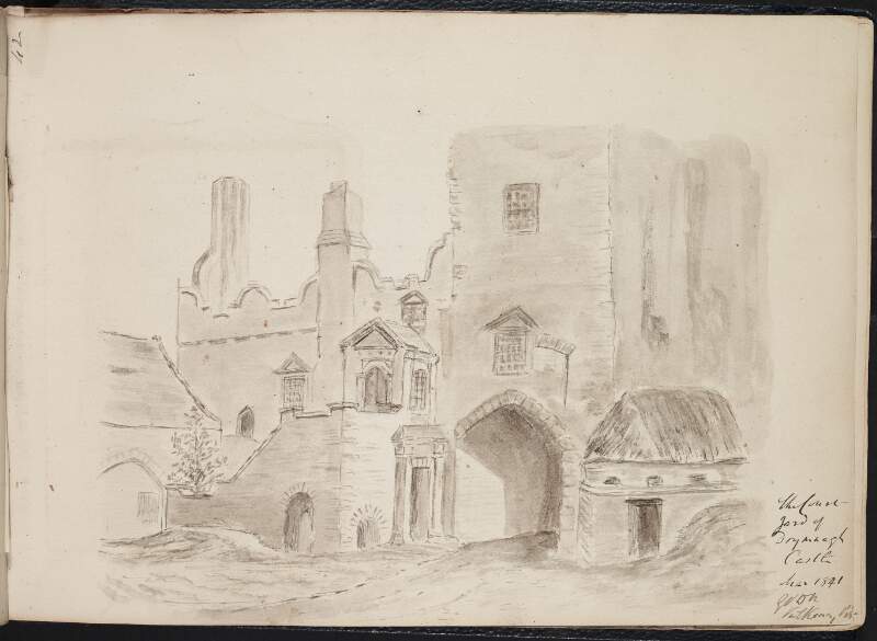 Courtyard of Drimnagh Castle, March 1841