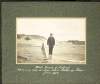 [A Commissioner of Irish Lights standing on the landing pier at Straw Island, Co. Galway]