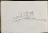 Carbury Castle looking north, County Westmeath [Kildare] 1859