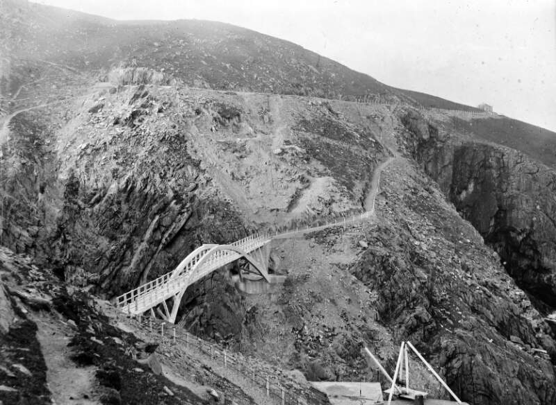 [Bridge at signal station at Mizen Head, Co. Cork]