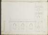 [Side elevation of gothic church, inscribed in ink lower right of sheet '31st July 1793'].