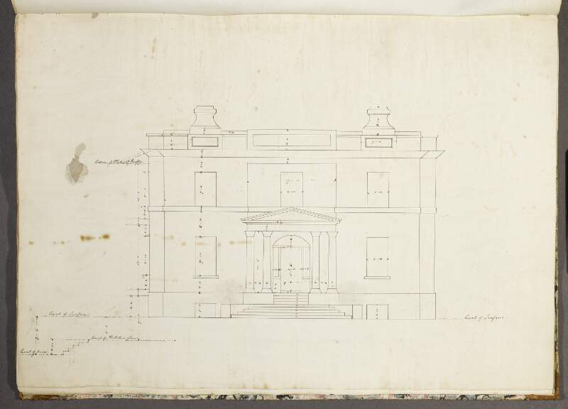 [Front elevation Carrickglass, (Carrigglas) Co. Longford]