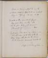 Handwritten poem signed by Clifford H. Pangburn,