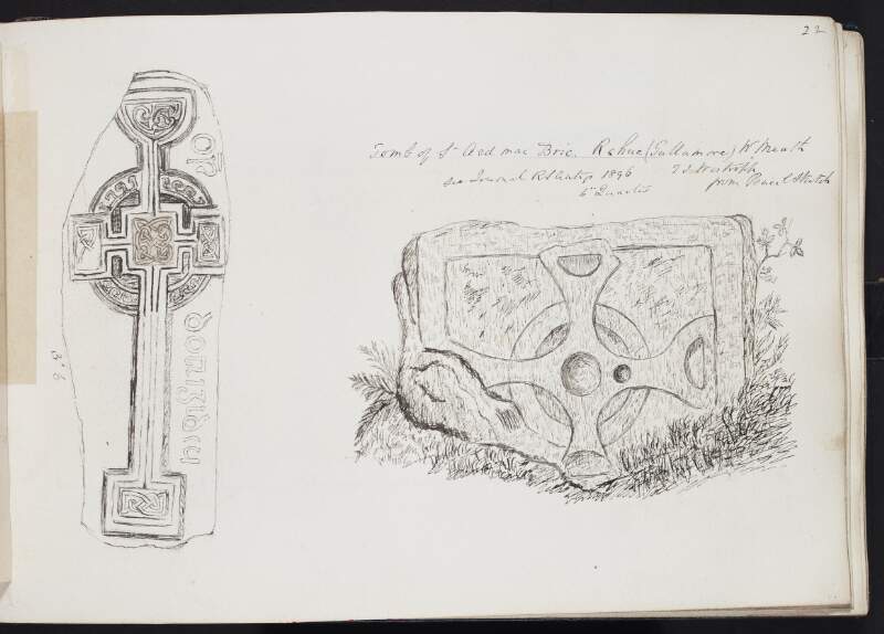 Tomb of Aed Mac Bricc, Rahue (Tullamore) [sic], Westmeath