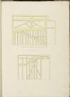 [Two side elevations of staircases, inscribed in pencil at centre of sheet 'manner of pinning down Portland Steps in a quarter partition'.